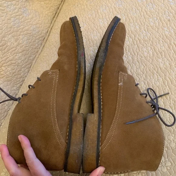 Johnston & Murphy size 10 crepe sole chukka boots - Picture 4 of 10